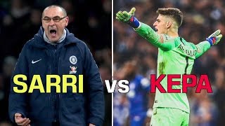 SARRI vs KEPA  What REALLY HAPPENED at Chelsea vs Man City [upl. by Cassady178]