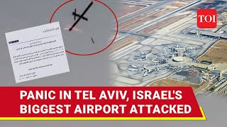 Iraqi Resistance Drones Strike Israels Largest Airport Projectile Released On Ben Gurion [upl. by Cathleen113]