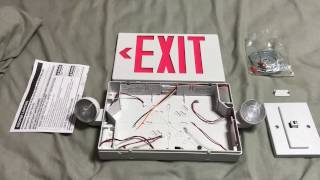 Exit Sign Installation [upl. by Edee319]