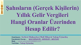 YILLIK GELİR VERGİSİ NASIL HESAPLANIR HANGİ ORAN UYGULANIR [upl. by Aniluap]