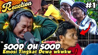 AKU SABAR TAU 🤣❗ Sood Pekak feat Ariman amp Salim  Part 1  REACTION [upl. by Ellener]