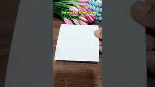 DIY Mini Canvas from Buckram diycanvas cardboardcraft canvasart minicanvas shorts craftideas [upl. by Bogie]