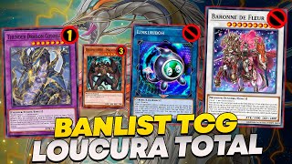 A BANLIST DO TCG TÁ INSANA MISTOS DE SENTIMENTOS BONS E RUINS KKKKKKKKKKKKKKKKK [upl. by Arikihs]