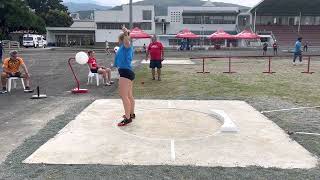 Amelia Flynt 1650 practice throw before 2022 U20 World Championships [upl. by Aehtela399]