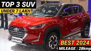 Best SUV Under 7 Lakh In India  Top 3 SUV Under 7 Lakh Budget India 2024 [upl. by Alletniuq251]