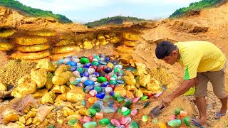 Gold Rush Million of Treasure at the River worth from Gold Nuggets digging by Gold Miner [upl. by Hrutkay]