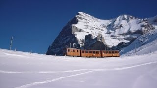 Gletscherwunder Jungfraubahn  Eine Legende wird hundert Jahre alt [upl. by Elehcim]