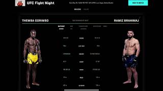 Themba Gorimbo vs Ramiz Brahimaj Prediction UFCVegas92 UFC UFCPredictions [upl. by Zilber545]