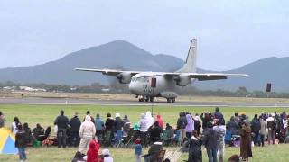 Spartan C27J emergency descent Italian Air Force Avalon Air Show 2011 HD [upl. by Meri]