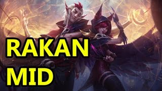 RAKAN MID IS OP  BG LEAGUE OF LEGENDS [upl. by Airal]