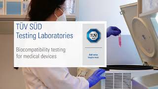 TÜV SÜD Biocompatibility Testing for Medical Devices [upl. by Gerti]