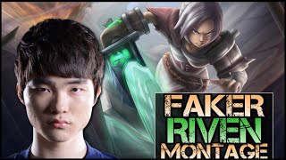 Faker Montage  Best Riven Plays League of Legends Highlights [upl. by Ahsinar]