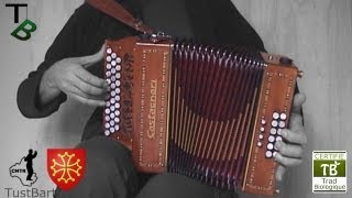 ♫ Accordéon Diatonique  Bourrée quotLes Grandes Poteriesquot [upl. by Ayala]