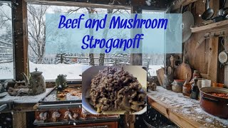 Cook with me Beef and Mushroom Stroganoff [upl. by Atinot426]