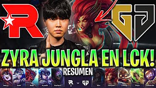 EL REY DE LA LCK SACA ZYRA JUNGLA ÉPICO  KT vs GEN Resumen Completo LCK Summer 2024 W2D2 [upl. by Attehcnoc]