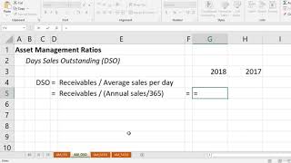 Calculate the Days Sales Outstanding in Excel  PART 02  IVA Works [upl. by Gebelein602]