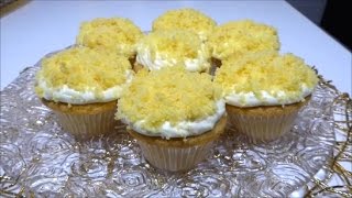 Cupcakes Mimosa  Bimby TM31  Ricetta Facile [upl. by Anomar685]