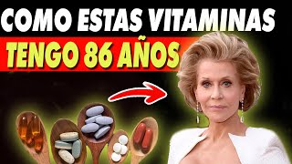 COMO las 3 Mejores VITAMINAS y no ENVEJEZCO ¡Jane Fonda 86 Todavía Parece Tener 59 [upl. by Kilgore442]