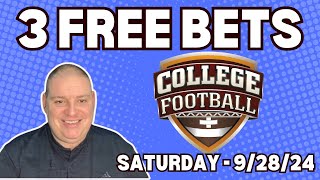 NCAAF Week 5  Free Betting Picks amp Predictions  92824 l Craigs Picks amp Parlays l ncaafbets [upl. by Nanaj]