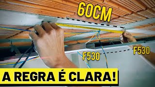 Regra BÁSICA para montar o F530 na ESTRUTURA de DRYWALL  DryWall Passo a Passo [upl. by Bronson]