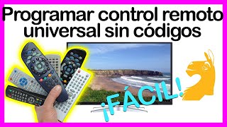 ➤ Cómo PROGRAMAR un CONTROL REMOTO  FÁCIL  universal SIN CÓDIGO✔ [upl. by Atteinotna518]