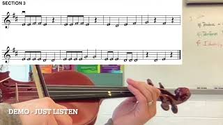 D string Rock  violin play along [upl. by Mcgurn]