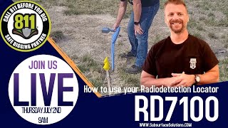 How to Locate Utilities using the RD7100 by Radiodetection [upl. by Pinelli]