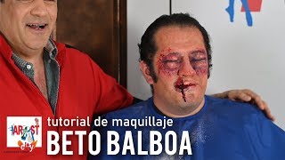 Tutorial de Maquillaje Beto Balboa  Temporada Díademuertos y halloween en ArtistCity [upl. by Jakoba373]