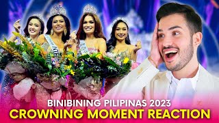 Binibining Pilipinas 2023  Crowning Moment LIVE REACTION  Top 4 Announcement of WINNERS [upl. by Ennayk]