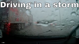 A Florida rain storm Driving 🇺🇸 [upl. by Refinaj]