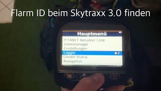 Flarm ID finden beim Skytraxx 30 [upl. by Granniah]