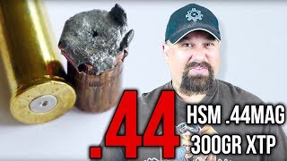 HSM 44 Mag 300gr XTP Gel Test and Review [upl. by Barty]