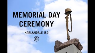 Harlandale ISD Memorial Day Ceremony 2021 [upl. by Eseilenna]