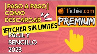 PASO A PASO 💥Cómo DESCARGAR de 1fichier ✅ fácil y sencillo✅ METODO DEFINITIVO2023 [upl. by Ahsetan]