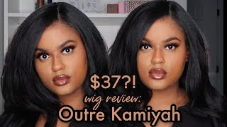 ITS GIVING SCALP  NEW UNDER 40 OUTRE MELTED HAIRLINE KAMIYAH WIG REVIEW [upl. by Wallache]