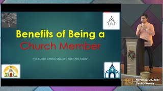 Benefits of Being a Church Member  Ptr Ruben M Hernani Jr [upl. by Schroder]