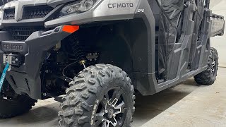 CanAm Defender lift kit on my UForce 1000XL [upl. by Dinesh]