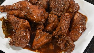 EASY AUTHENTIC CHICKEN ADOBO RECIPE [upl. by Benetta417]