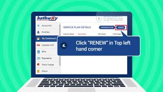 Renew your broadband plan online in 6 easy steps  Hathway Broadband [upl. by Sida]