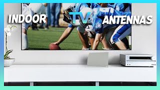 Top 5 Best Indoor TV Antennas in 2024  Clear Reception amp Free HD Channels [upl. by Acemahs590]