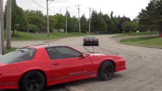 Thirdgen camaro burnouts getting sideways [upl. by Scales]