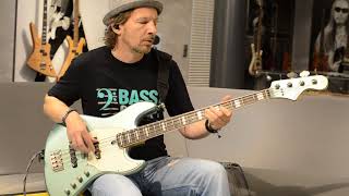 quot23 Basslinesquot Medley Marius Goldhammer warwick bass camp 2016 [upl. by Betthezel519]