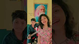 O je Mane Na Mana।। Rabindrasangeet।।Cover।।Guiter।।song music rabindrasangeet guitar jamming [upl. by Witcher637]