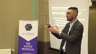 KlerosCRED Dispute Revolution Conference  Legal Implications of Decentralized Justice Will ORorke [upl. by Arakal512]