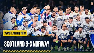 Sixgoals amp PostMatch Celebrations  Scotland 33 Norway  ScotlandHQ View Highlights [upl. by Htrag]