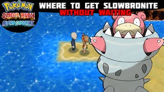 Pokémon Omega RubyAlpha Sapphire  SLOWBRONITE LOCATION Where to find Stepbystep Tutorial [upl. by Acquah]