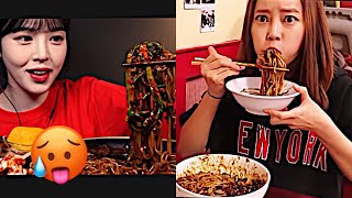 Black Bean Noodles Eating ASMR  No Talking ASMR BEST Korean Black Bean Noodles 먹방 짜장면 jajangmyeon [upl. by Hareema]