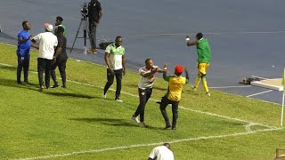 LEGON CITIES OFFICIAL CLASH WITH KOTOKO FAN AT HALFTIME  LEGON CITIES VS KOTOKO [upl. by Aserat]