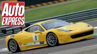 Ferrari 458 Challenge Evoluzione vs 458 Speciale on track [upl. by Llehcor344]