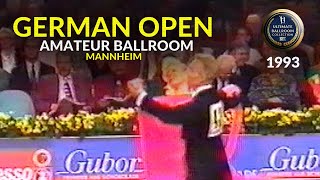 1993 German Open Amateur Ballroom [upl. by Eenehs]